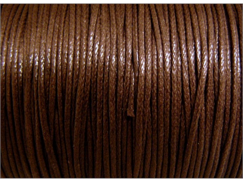 Wax Cotton Cord Dark Brown 