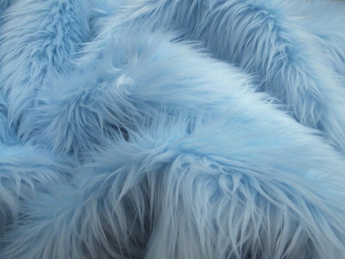 Pale Blue Luxury 60mm Shag Pile